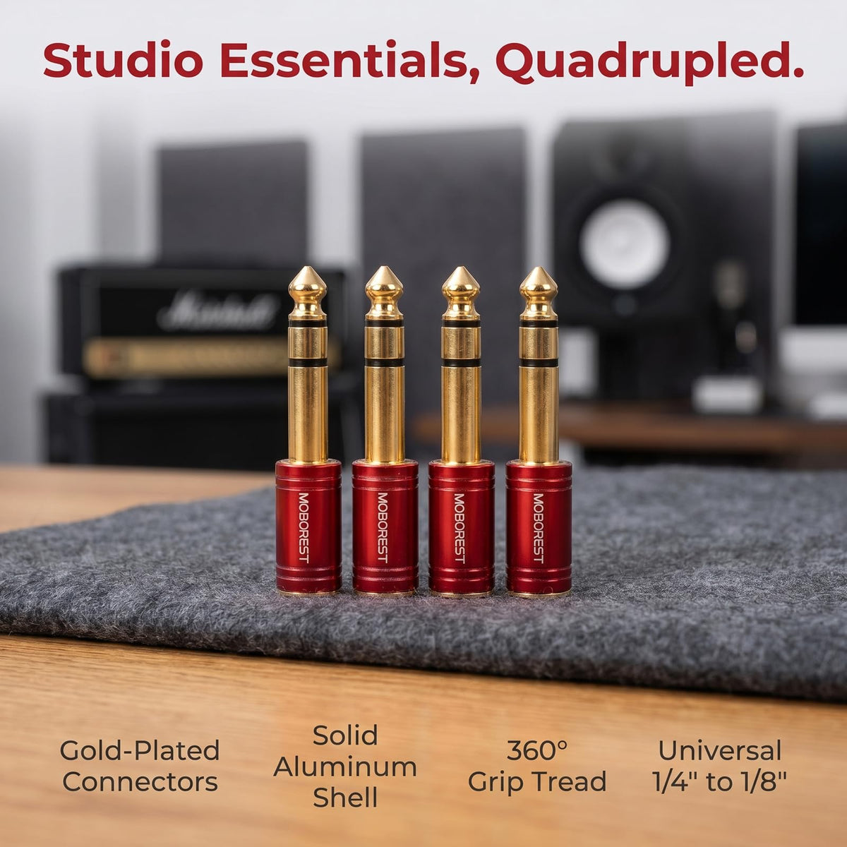 MOBOREST red compact design in gear bag for easy access