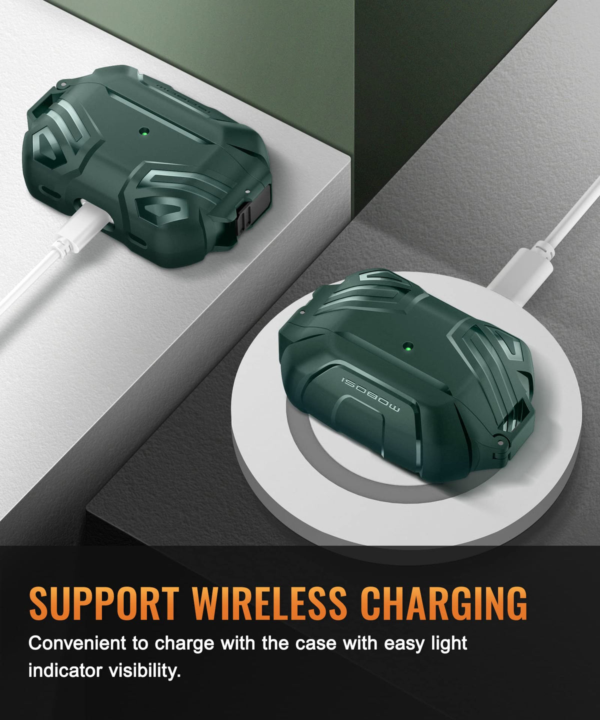 MOBOSI cleaning kit for AirPods Pro 2 case maintains clean charging area.