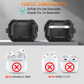 Mobosi dual-layer shockproof case for AirPods Pro protects against drops
