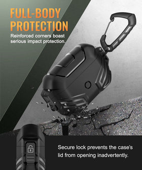 MOBOSI AirPods Pro 2 case military-grade shell for durable protection