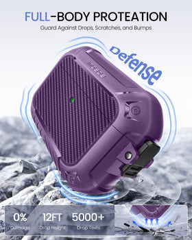 Cleaning kit included with MOBOSI AirPods Pro 3 case for easy maintenance.