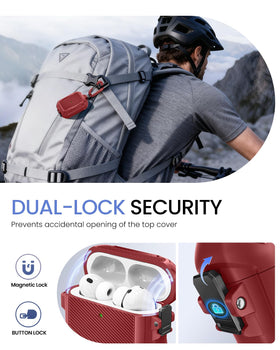 MOBOSI AirPods Pro 3 case dual-layer design protects from drops