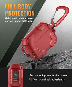 Cleaning kit and keychain attachment included with Mobosi case