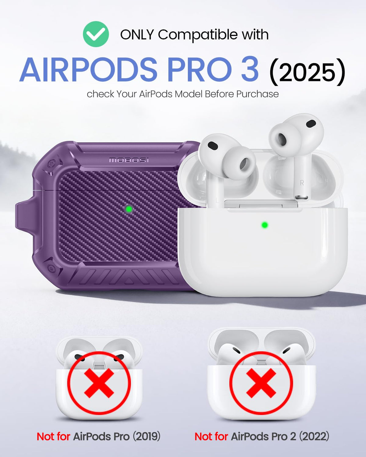 MOBOSI case with locking magnetic lid keeps AirPods secure on the go.