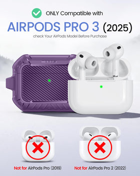 MOBOSI case with locking magnetic lid keeps AirPods secure on the go.