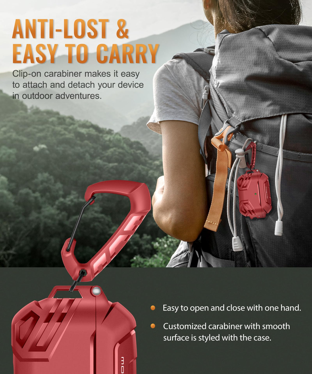 One-piece design shows secure top and bottom connection