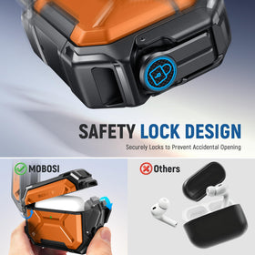 MOBOSI built-in kickstand in use for hands-free viewing benefit