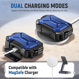 MOBOSI case with built-in kickstand holding phone, enables hands-free viewing benefit