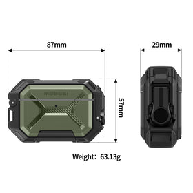 MOBOSI case resisting splashes to show IP68 waterproof protection benefit