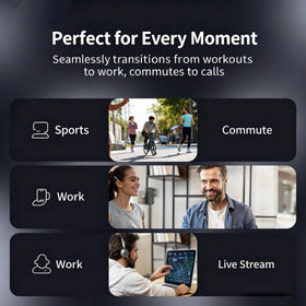 MOCANIO Bluetooth 5.0 enables fast pairing with phones, tablets, and laptops.