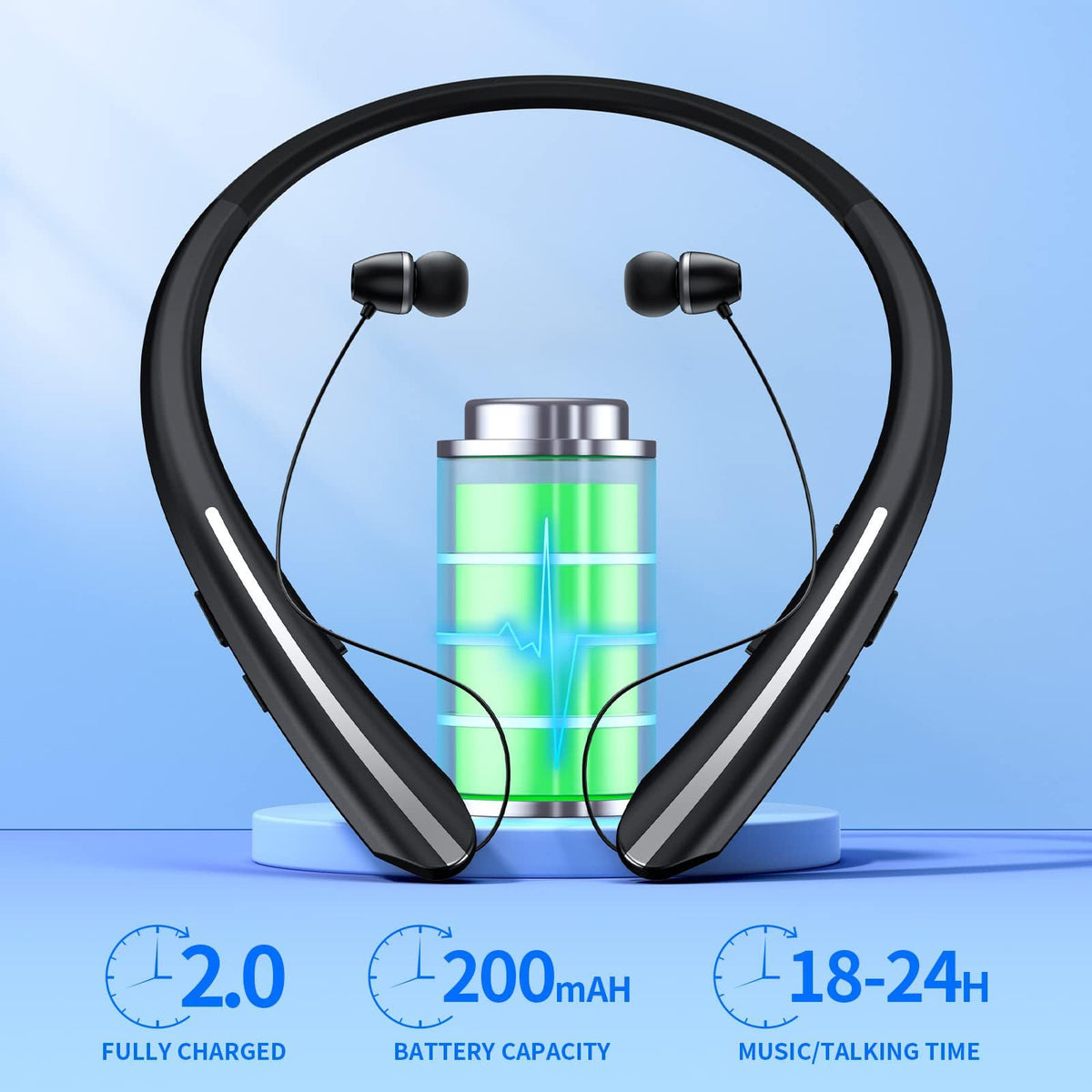 MOCANIO hybrid ANC reduces city noise for focused listening.