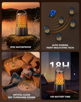 MOFOKEAY gift-ready outdoor speaker for him with mood lighting and durable build