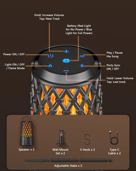 MOFOKEAY two-pack sync enables synchronized lighting and sound at parties