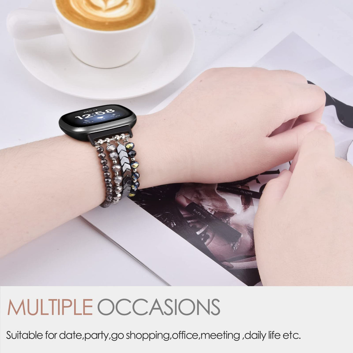 MOFREE Sense bracelet features colorful beads for refined casual vibe