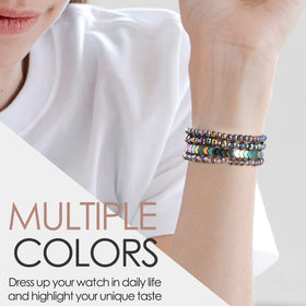 MOFREE beaded bracelet feels comfortable on skin without fading