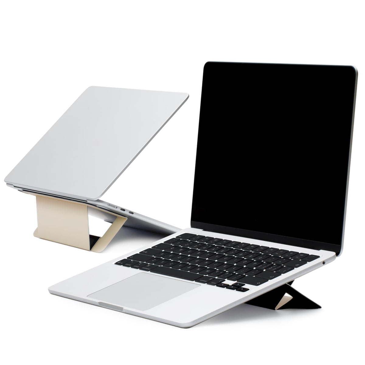 MOFT laptop stand with adhesive airflow helps keep your laptop cool during long sessions