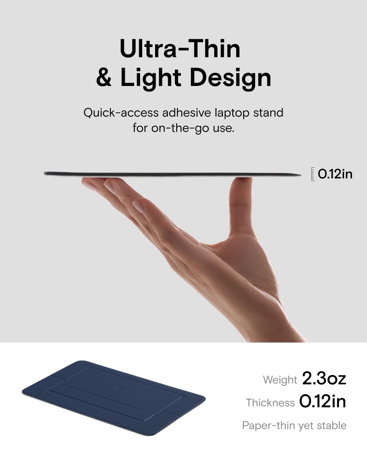 MOFT open-design stand enhances ventilation for laptop cooling