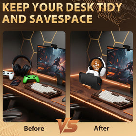 Moginno gamer room decor adds stylish storage for desktop setups.