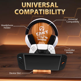Moginno universal compatibility stand holds various controllers and more devices.