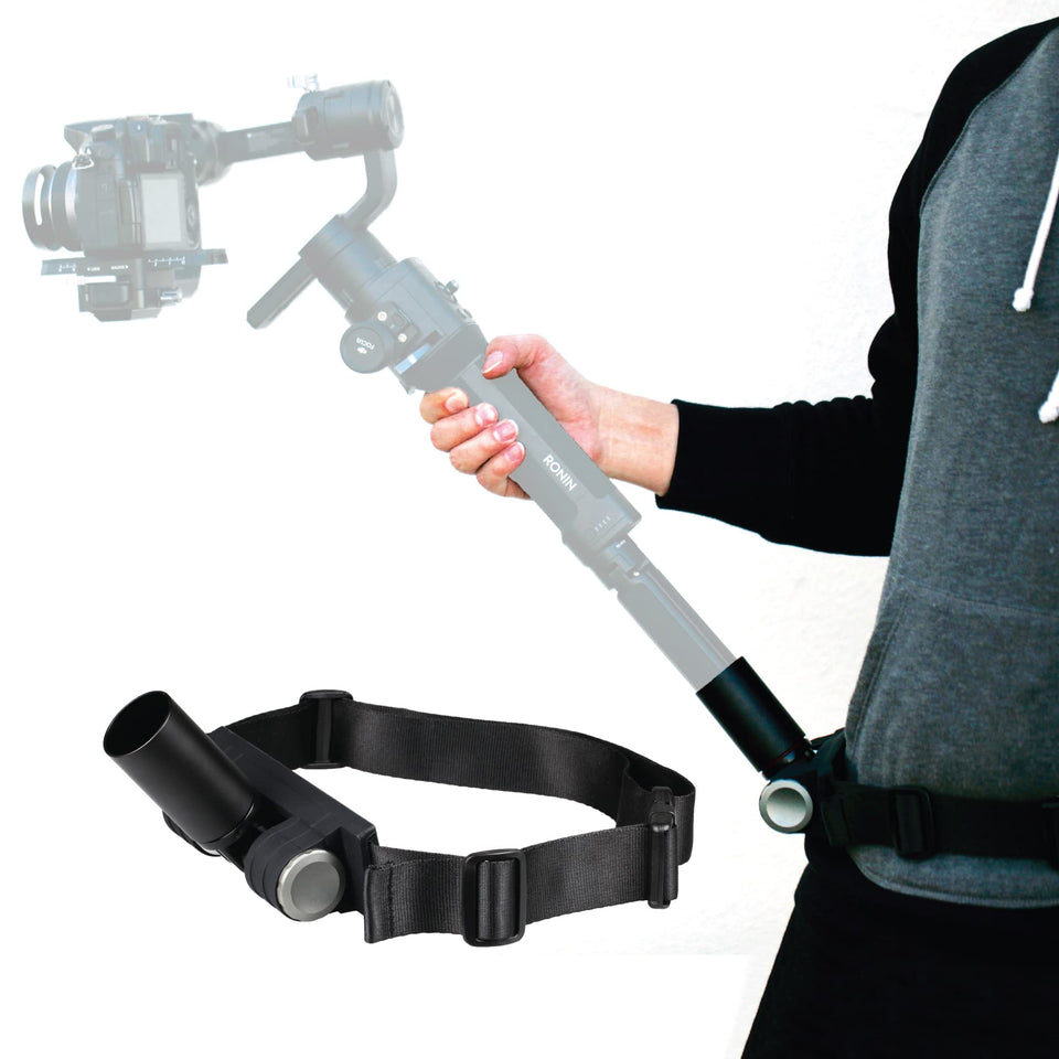 Mogopod belt front view showing compact support and balanced carry