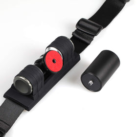 Mogopod belt in event filming scenario enabling longer handheld shots