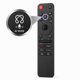 MOILDRH front view remote showing buttons and sleek profile, restoring TV control quickly