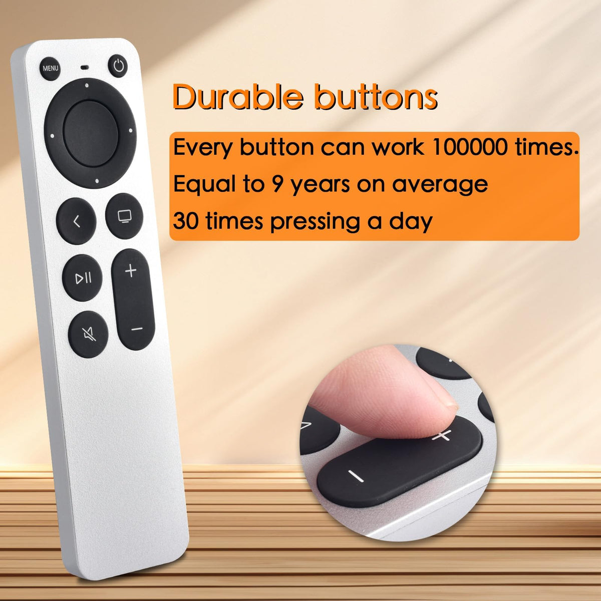 MOILDRH remote controlling Apple TV with clear line-of-sight benefit