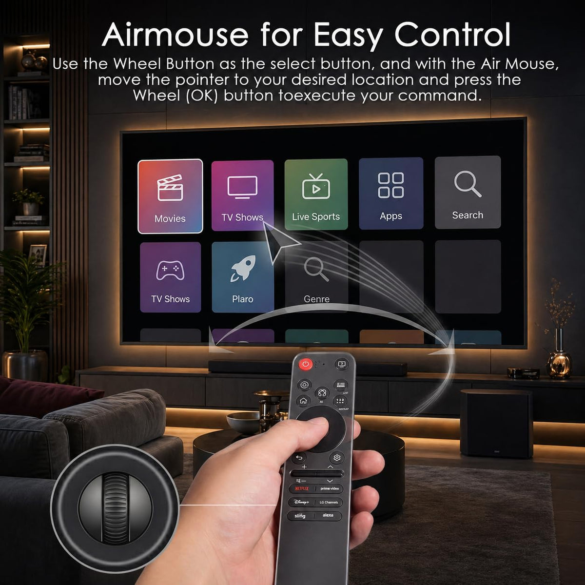 MOILDRH focused shortcut keys for streaming apps, offering one-touch app access benefit