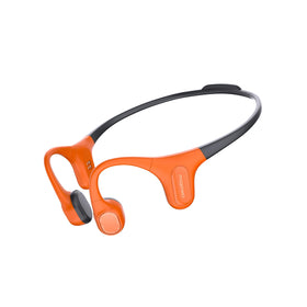 mojawa Aerra front view showing orange and black frame and secure fit benefit
