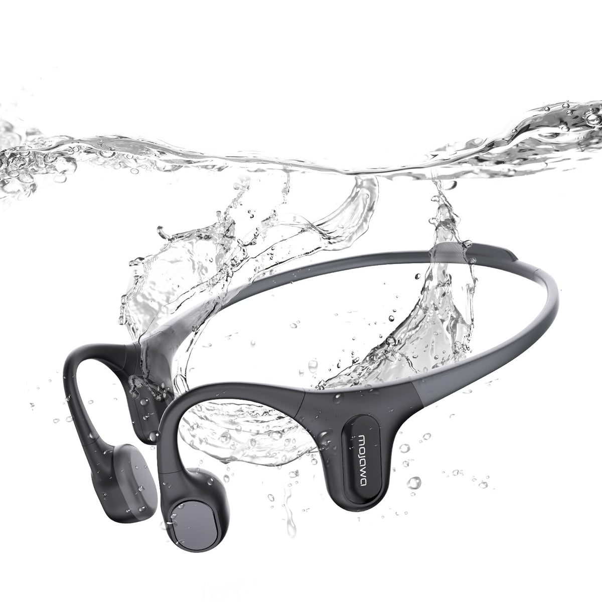 Mojawa Run Plus open-ear design for safe, comfortable listening during runs.