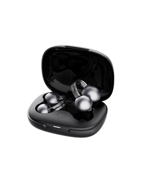 mojawa StarClip clip-design shows a pearly open-ear adapter for all-day comfort