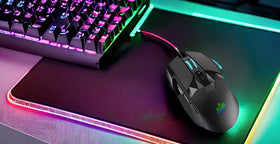 MOJO Pro buttons closeup emphasizes nine programmable keys for customization