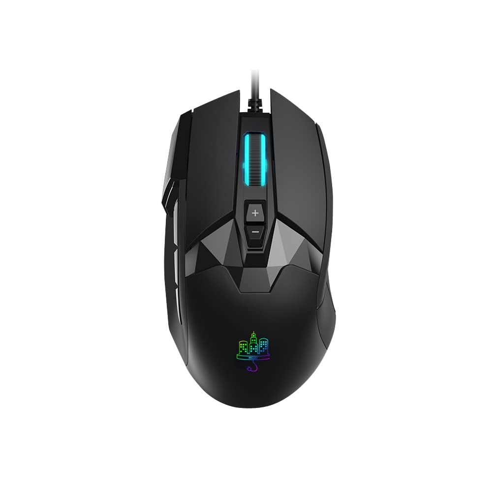MOJO Pro front view shows silent wired design for focused gaming