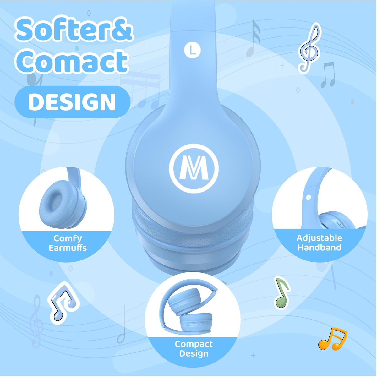 Mokata built in microphone for easy calls and learning