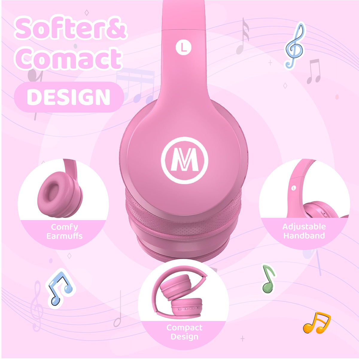 Mokata built-in microphone for calls and lessons