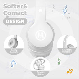 Mokata Kids Headphones offer up to 68 hours of playback for long trips