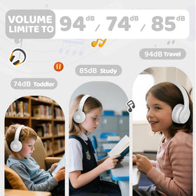 Mokata Headphones with built-in mic for clear calls and quick chats