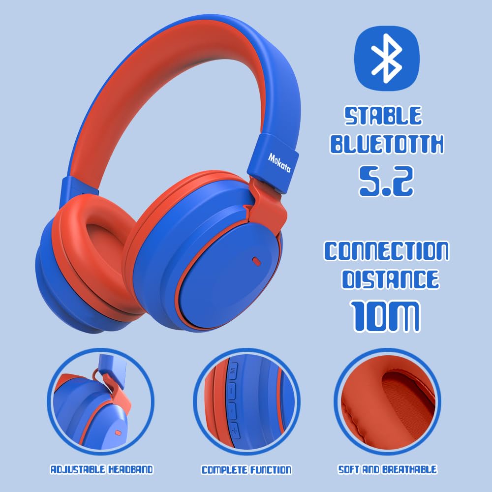 Mokata foldable design in blue, easy to carry in school bags.