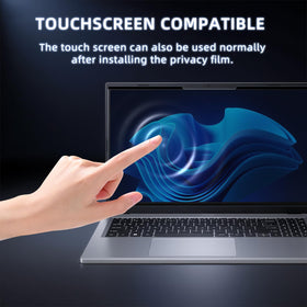 MokaZii scratch protection demo showing 3H hardness guarding laptop screen