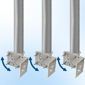 MOOKEERF clamp shows 3-pack with double U-bolts ready for mounting