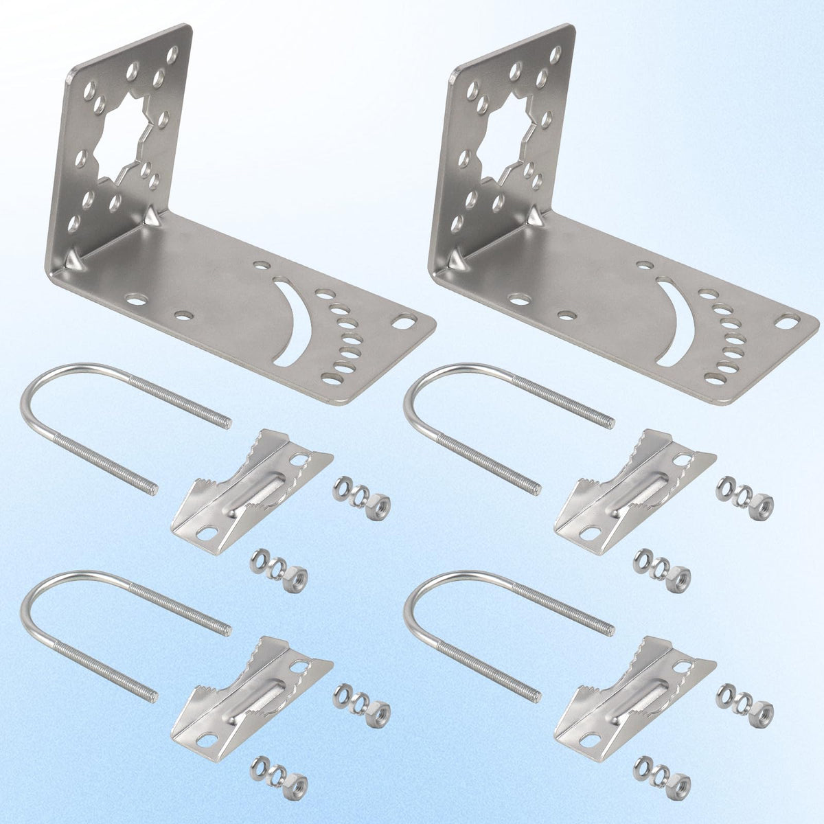 MOOKEERF pole mount bracket angle adjustment for flexible positioning