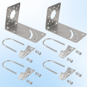 MOOKEERF pole mount bracket angle adjustment for flexible positioning