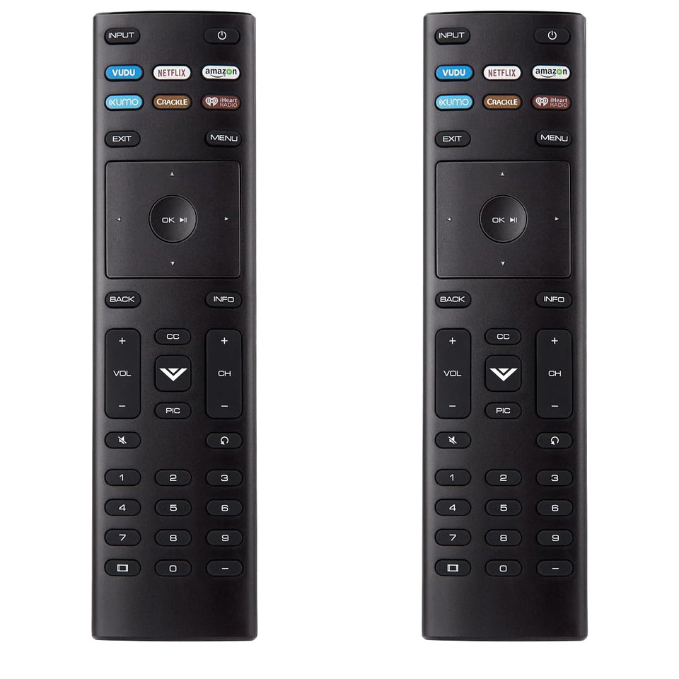 MOKEMAKE Vizio remote 2-pack front view for instant control and effortless setup