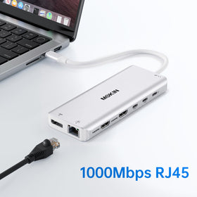 MOKiN in a home office scene enabling stable Ethernet and streamlined cables