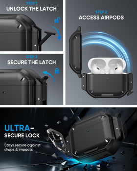 MoKo AirPods Pro 3 case with precise cutouts and visible LED during charging.