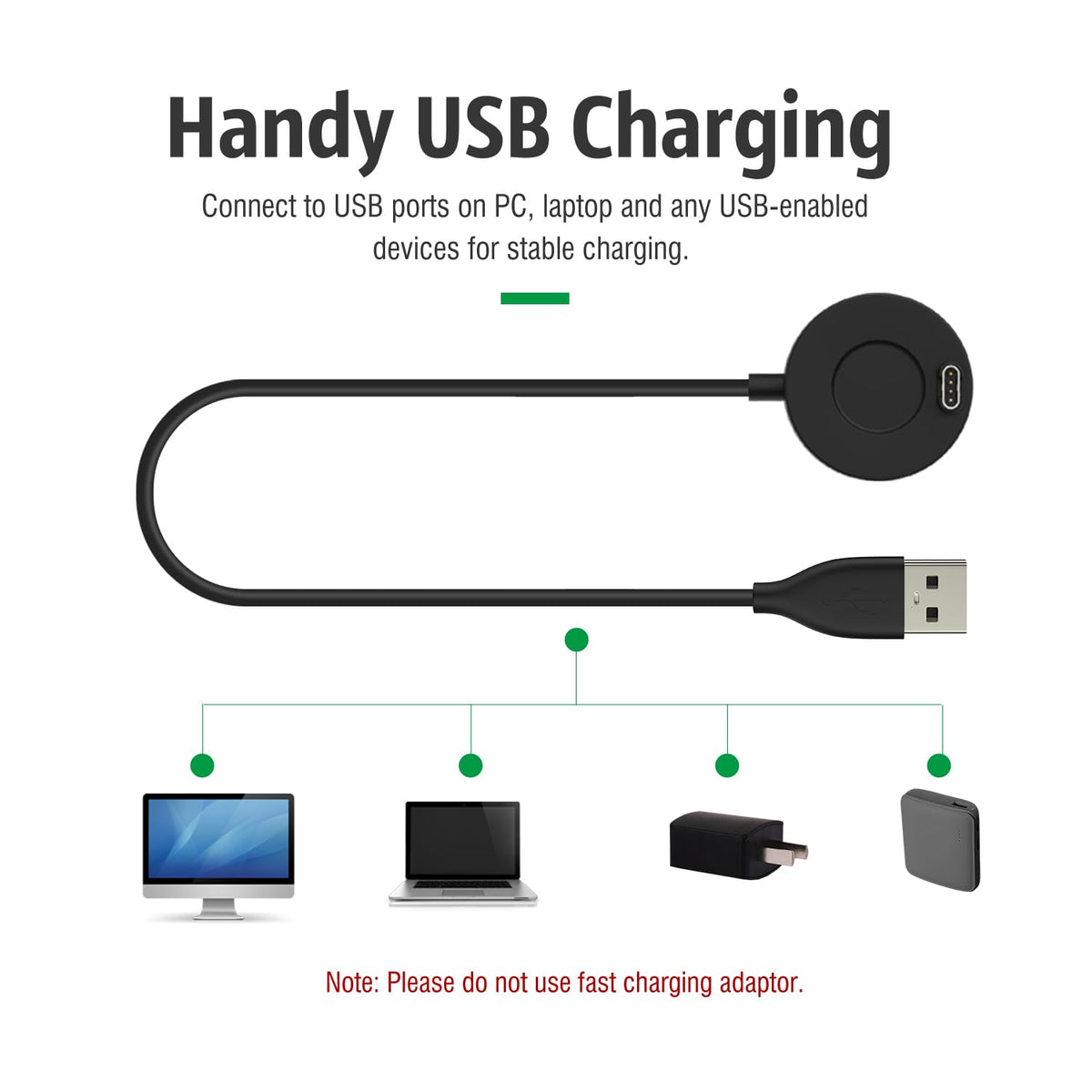 MoKo USB sync charging station keeps Garmin devices organized at home or office.