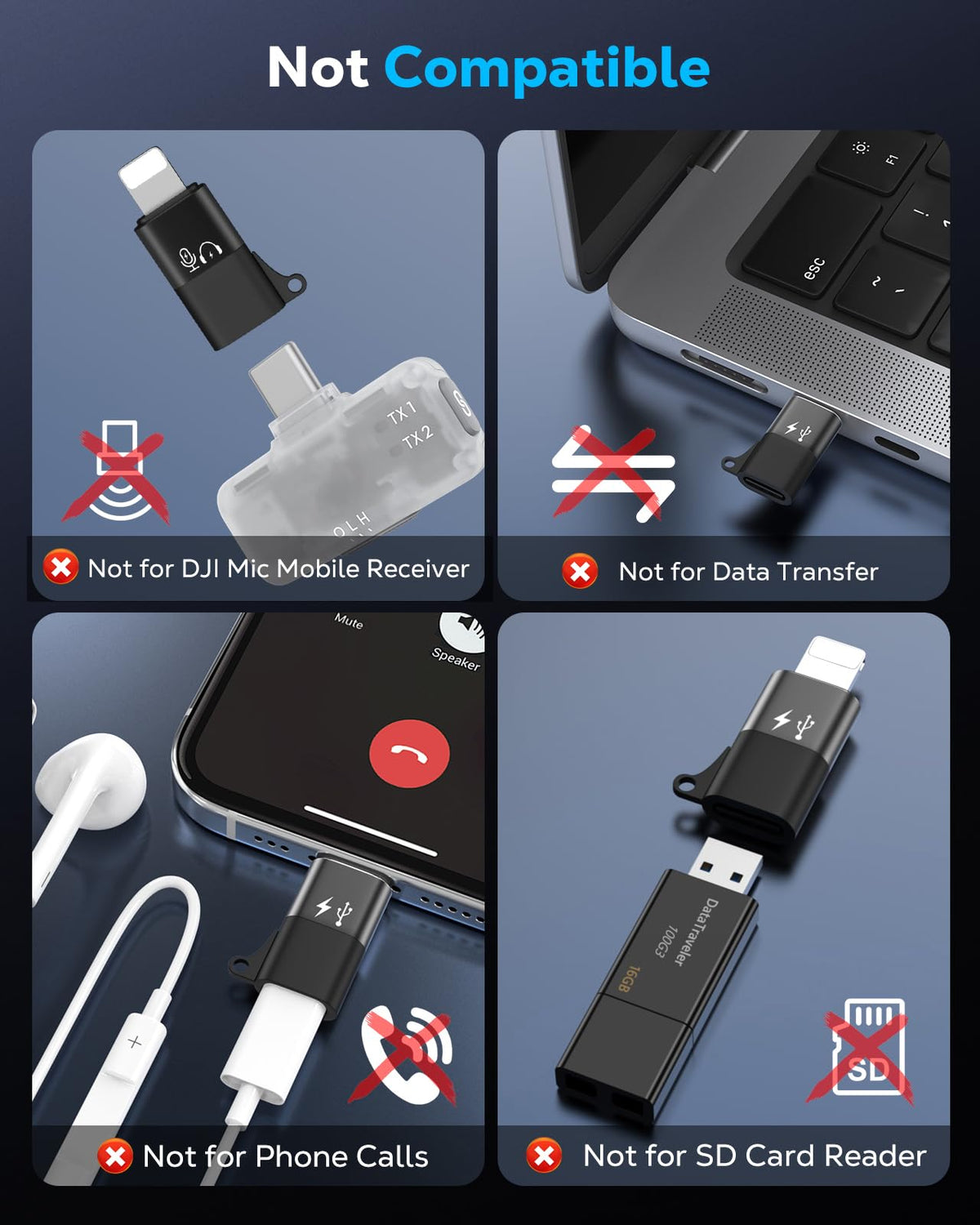 Moko adapter supports charging while using USB-C to Lightning, up to 15W.