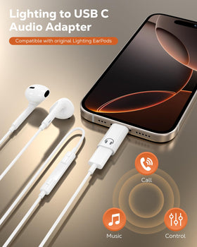 MoKo adapter with DAC chip inside for high fidelity sound