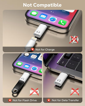 Inline controls on MoKo adapter for pause and volume adjustments
