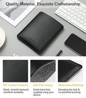Soft interior padding guards the Kindle against drops during daily commuting.